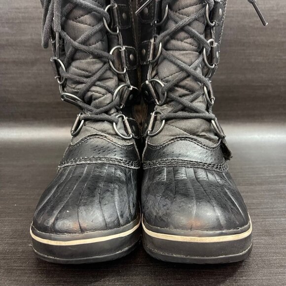 Sorel Tofino‎ II Women’s size 5 Waterproof Black Winter Lined Faux Fur Boots - Picture 8 of 12